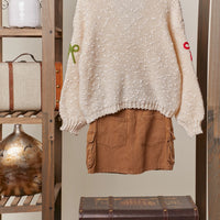 Ribbon Button Down Cardigan