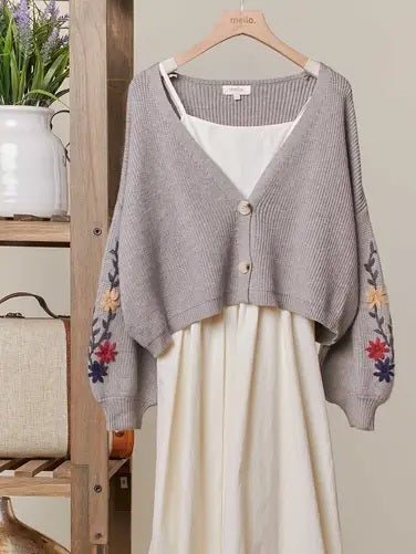 Floral Patchwork Cardigan