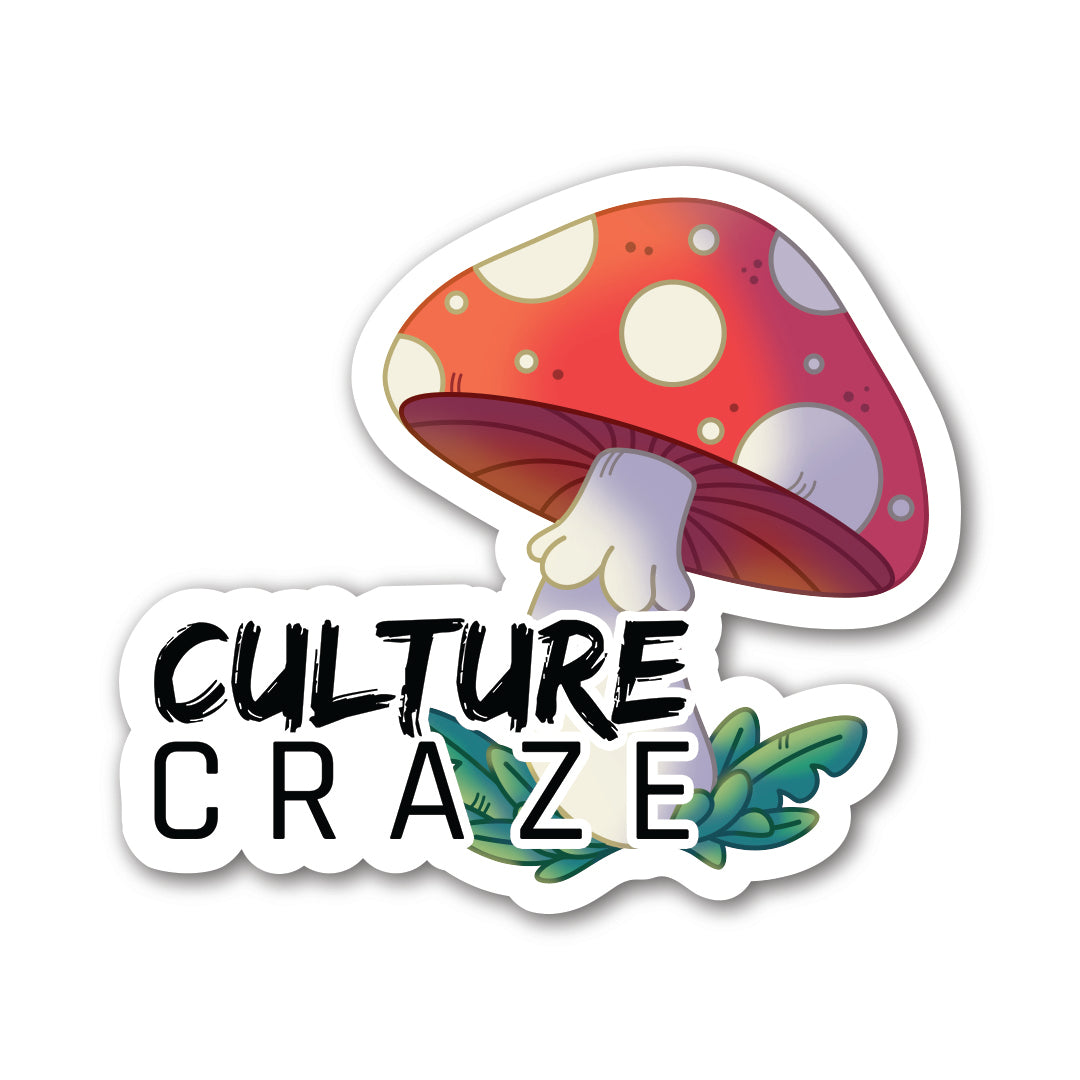 Mushroom Culture Craze Sticker