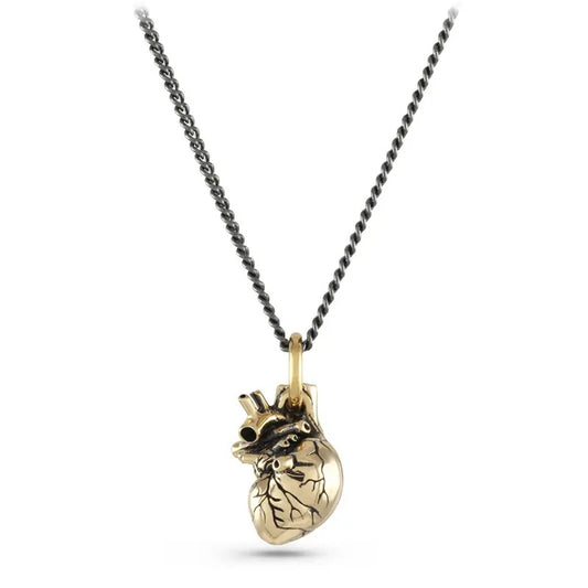 Small Anatomical Heart Necklace
