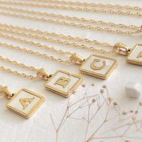 Carrie Initial Charm Necklace G