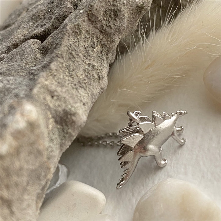 O'Connor Tiny Stegosaurus Necklace.