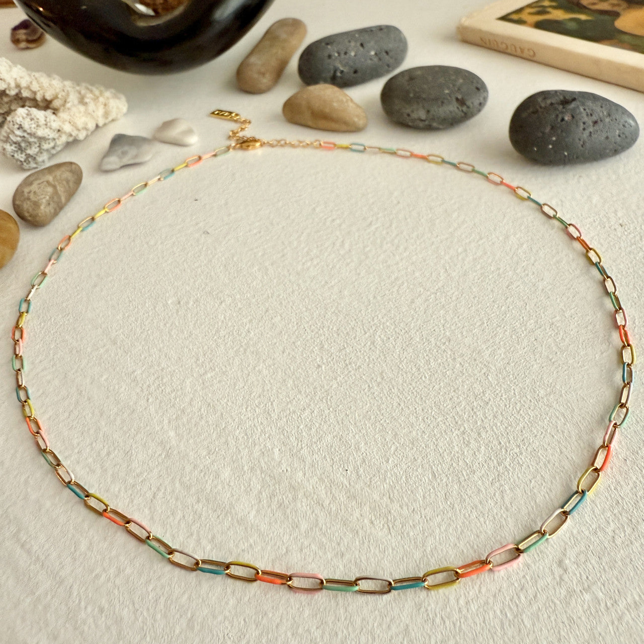 Bayside Paperclip 17" Chain Necklace