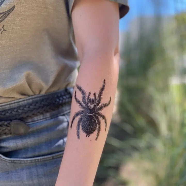 Tarantula Temporary Tattoo