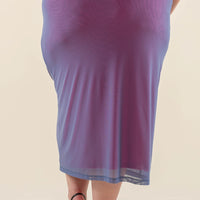 Maxine Bodycon Midi Skirt - Plus Size