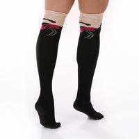 Cat Over the Knee Socks with Tail