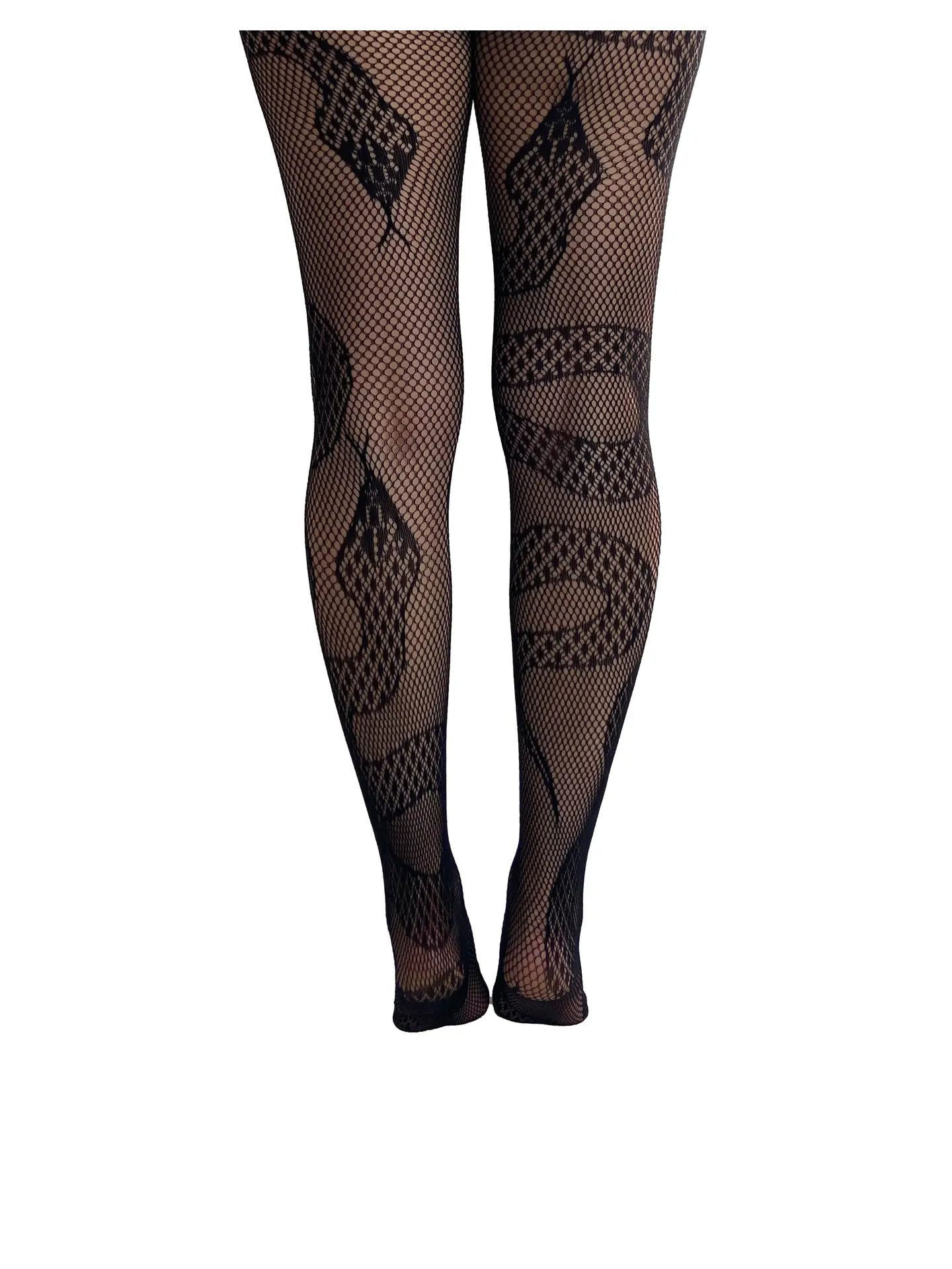 Snake Net Tights Plus Size