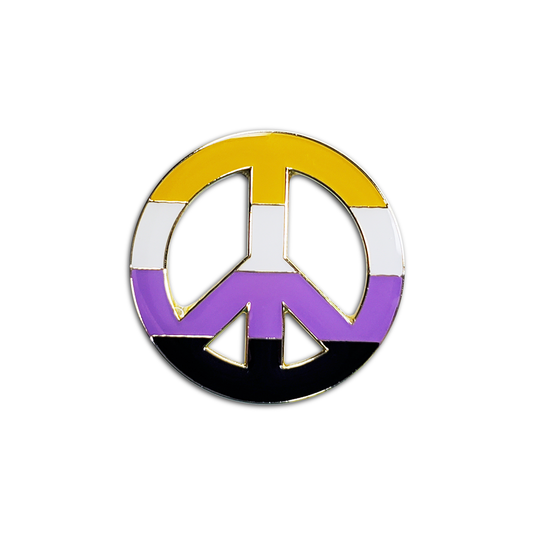 Non Binary Peace Pin