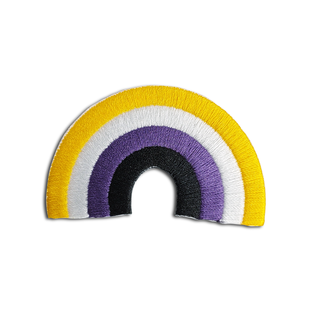 Nonbinary Rainbow Patch
