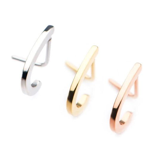 20g L-Shape Nose Hugger