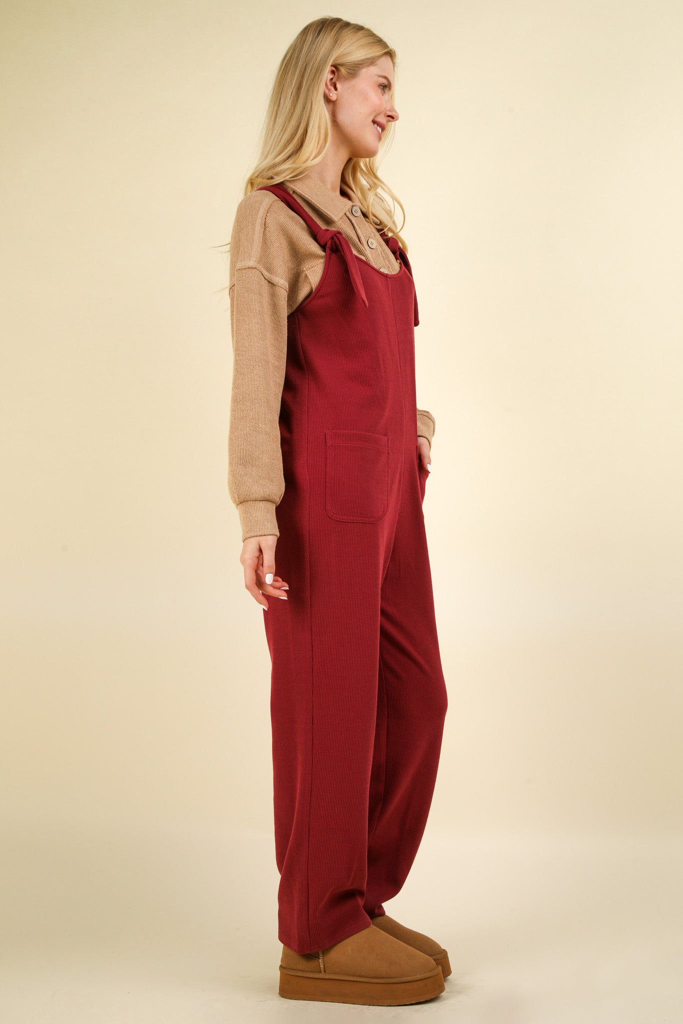 Knit Jumpsuit Plus Size