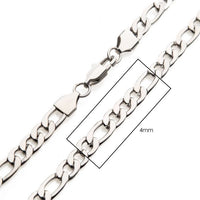 Steel Figaro Chain 4mm 2