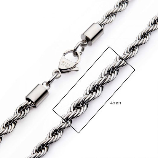 Steel Rope Chain 4mm 20"