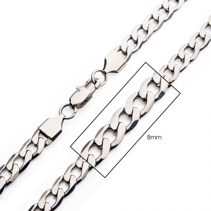 Stainless Steel 8mm 2