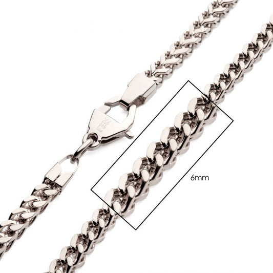 Steel Franco Chain Necklace 2