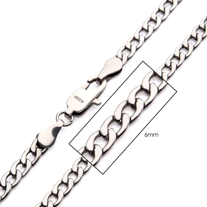 Steel Classic Curb Chain 6mmx 20In