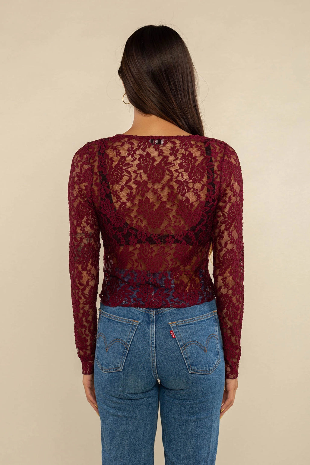 Mae Deadstock Lace Cardigan - Plus Size