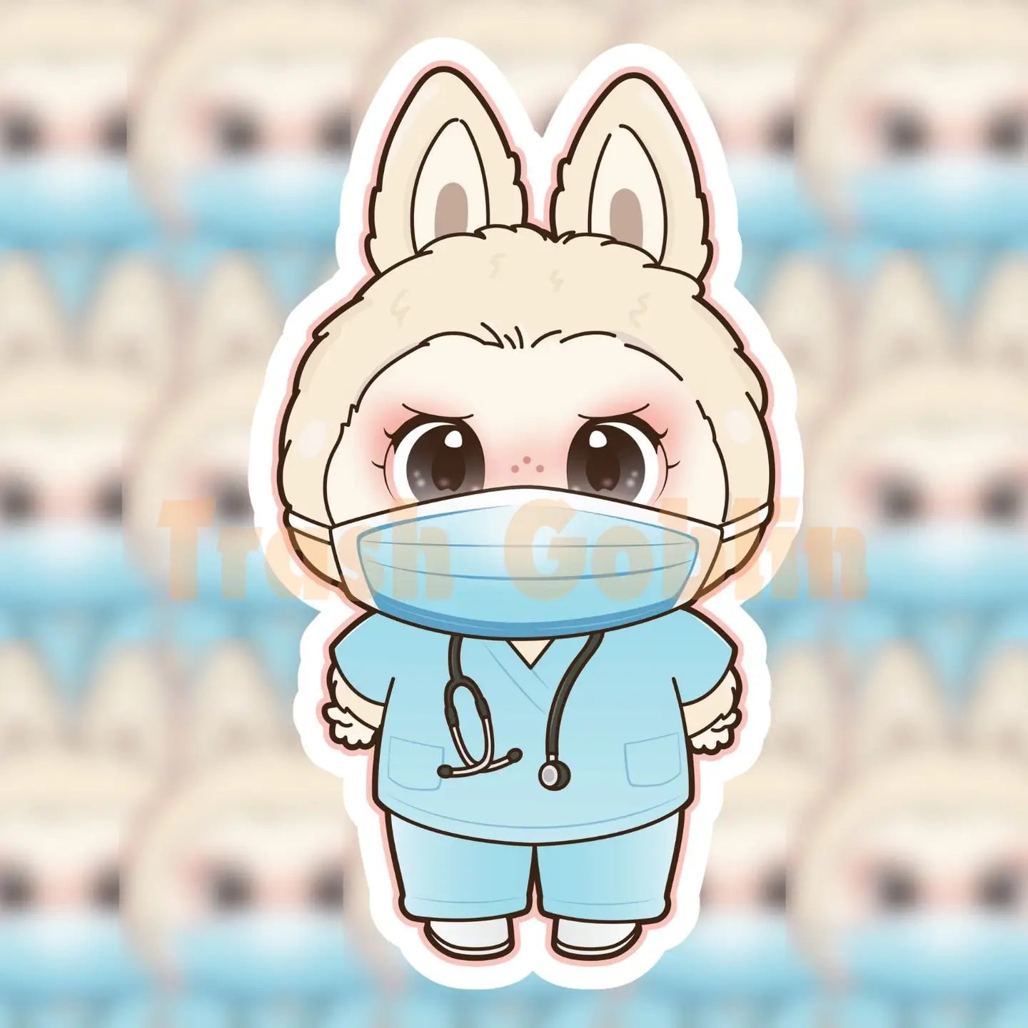 Nurse Monster Sticker