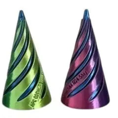 3D Printed Metallic Impossible Fidget Cone