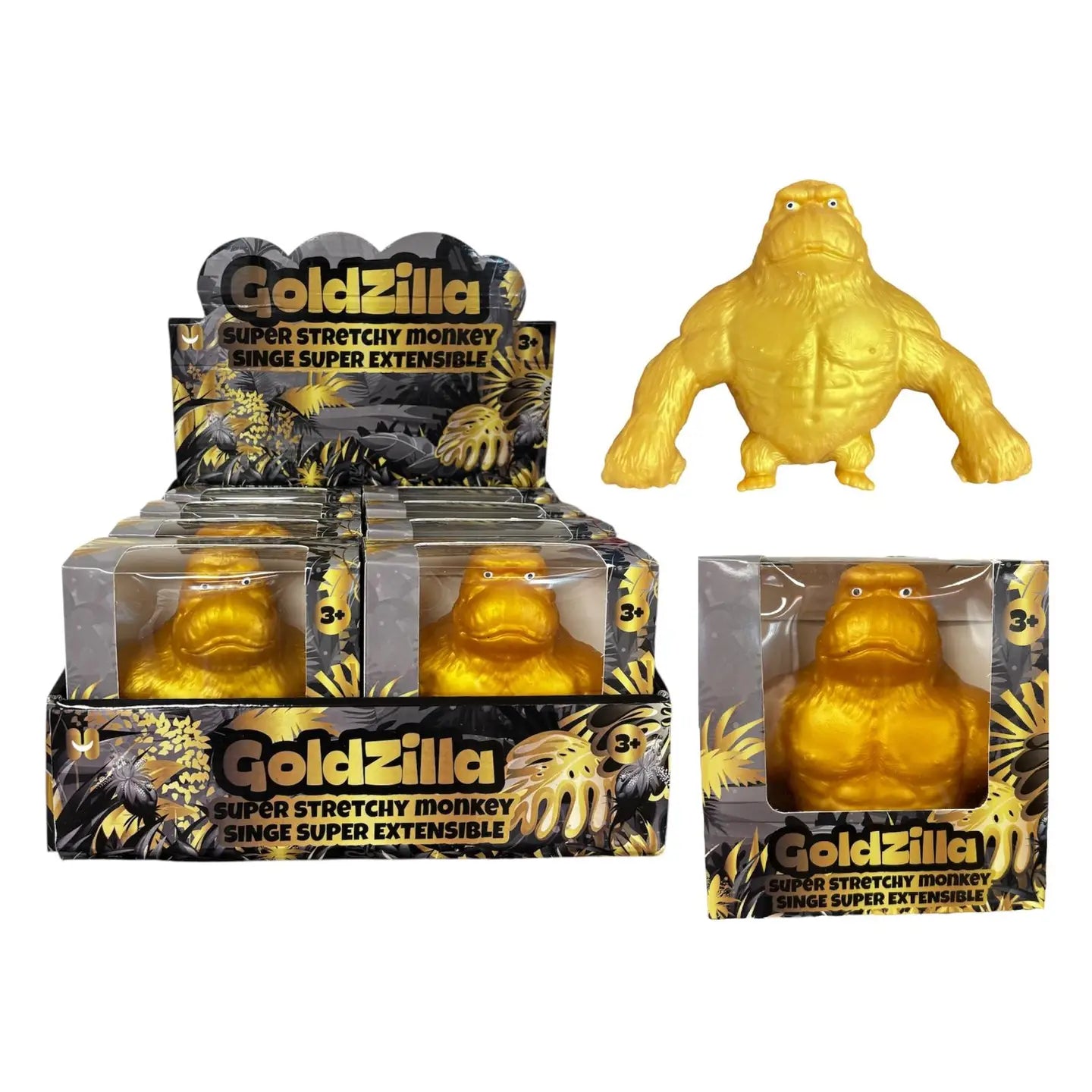 Goldzilla - Stretchee Monkee Toy