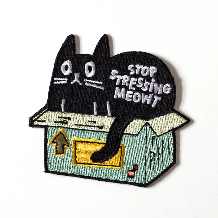 Black Cat Iron-On Patch
