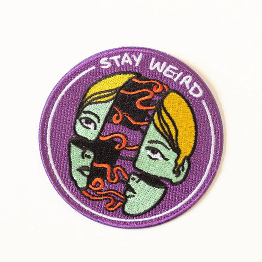 Stay Weird Iron-On Patch