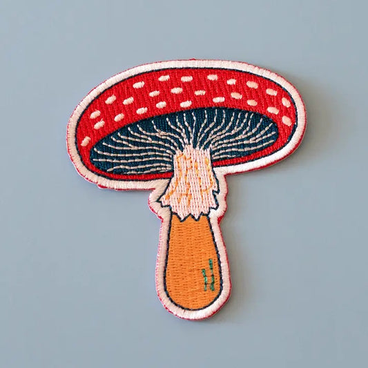 Mushroom Iron-On Patch