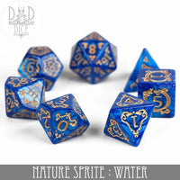 Nature Sprite Water Dice Set