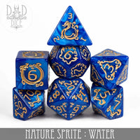 Nature Sprite Water Dice Set