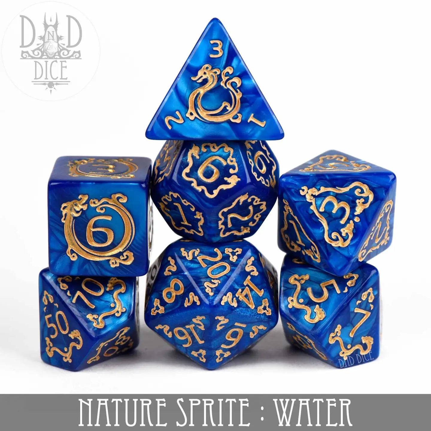 Nature Sprite Water Dice Set