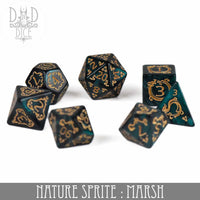 Nature Sprite: Marsh Dice Set