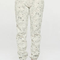Different Breed Dog Print Sweatpants