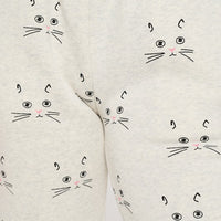 Cat Face Print Sweatpants