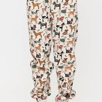 Holiday Dogs Print Sweatpants