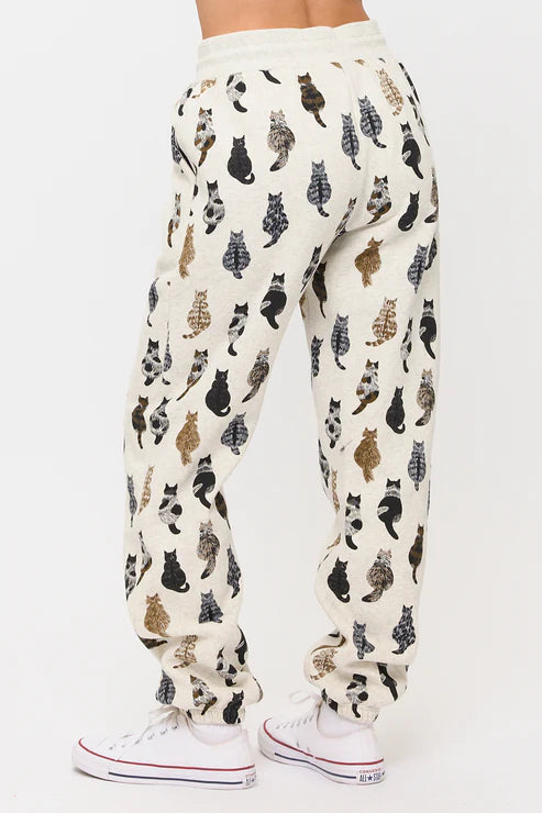 Whimsical Cat Tails Sweatpants