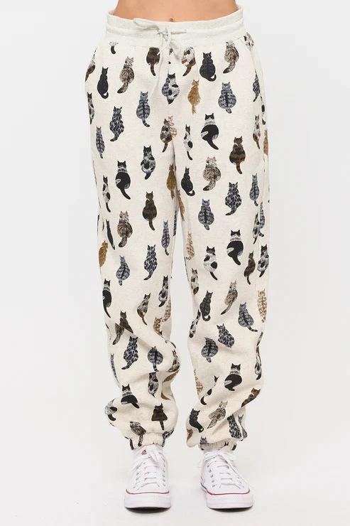 Whimsical Cat Tails Sweatpants