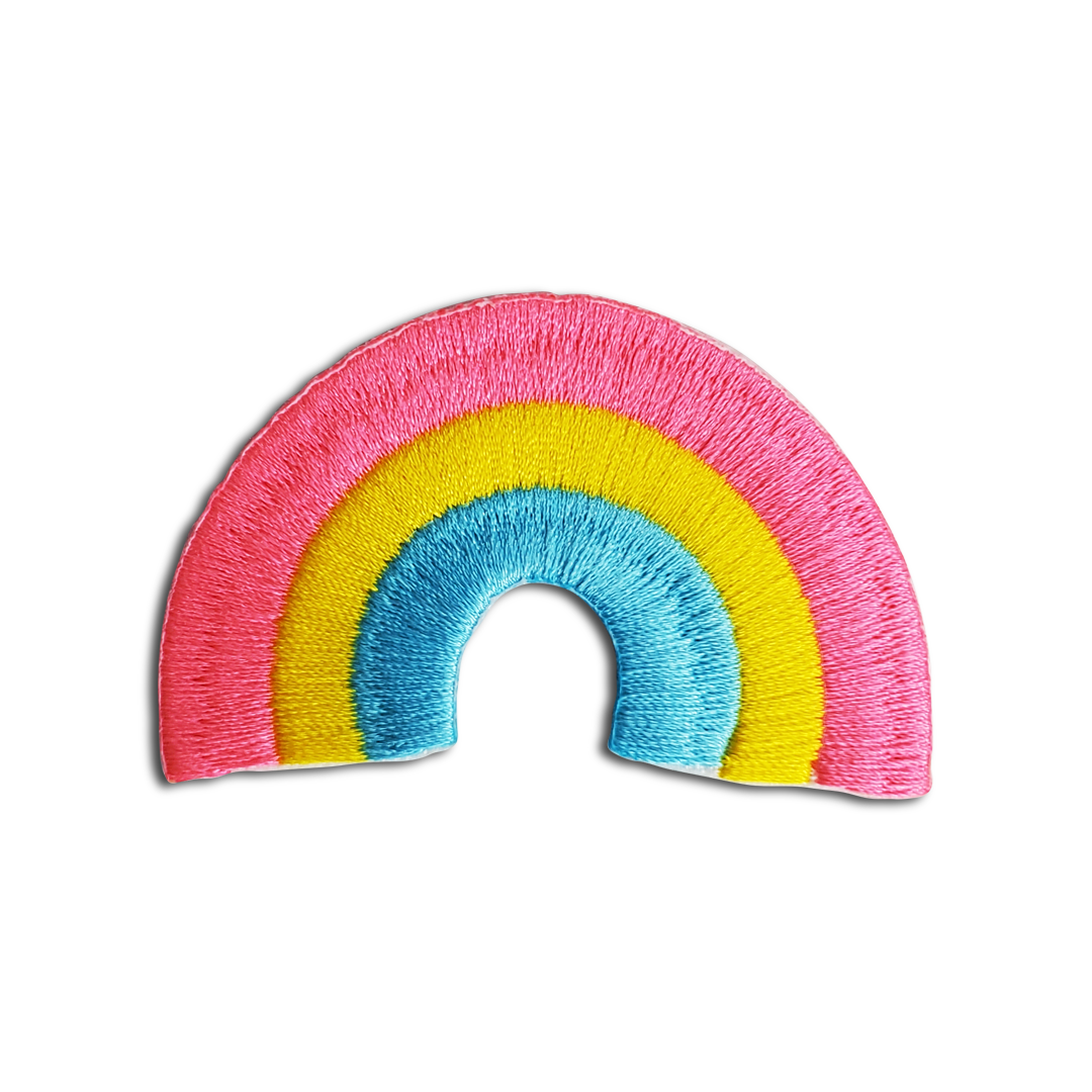 Parche arcoíris pansexual