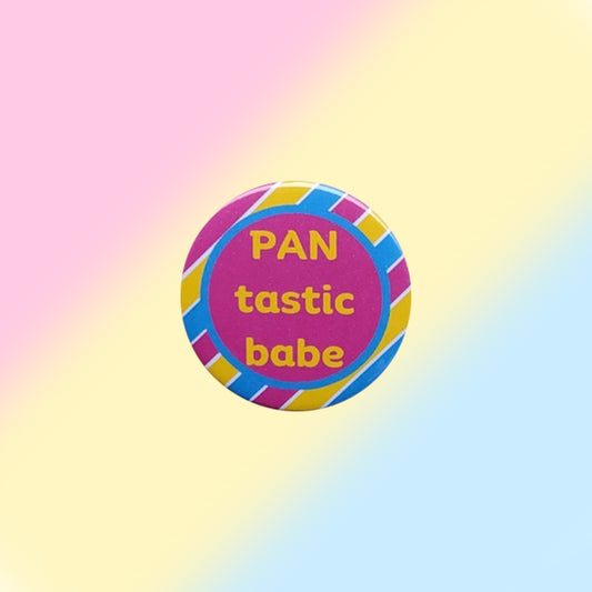 Pantastic Babe Pansexual Pin