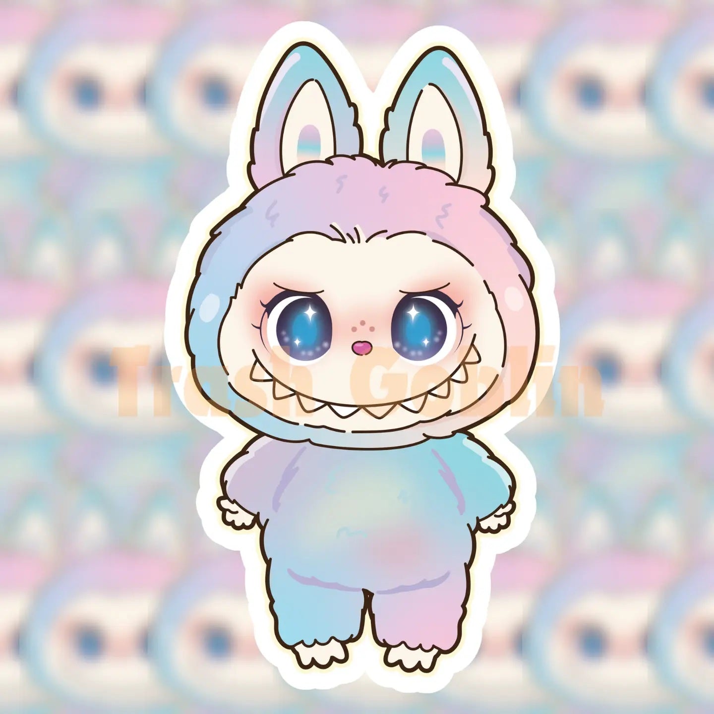 Pastel Rainbow Outfit Sticker