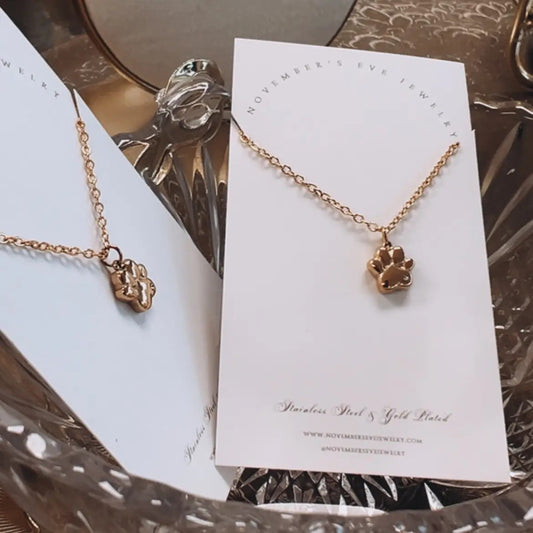 Paw Print Necklace