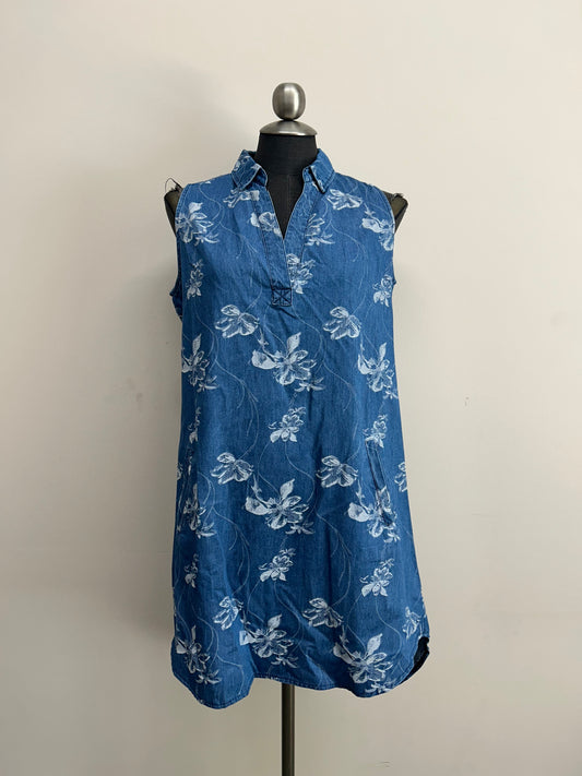 Floral Jaquard Collared Shirt