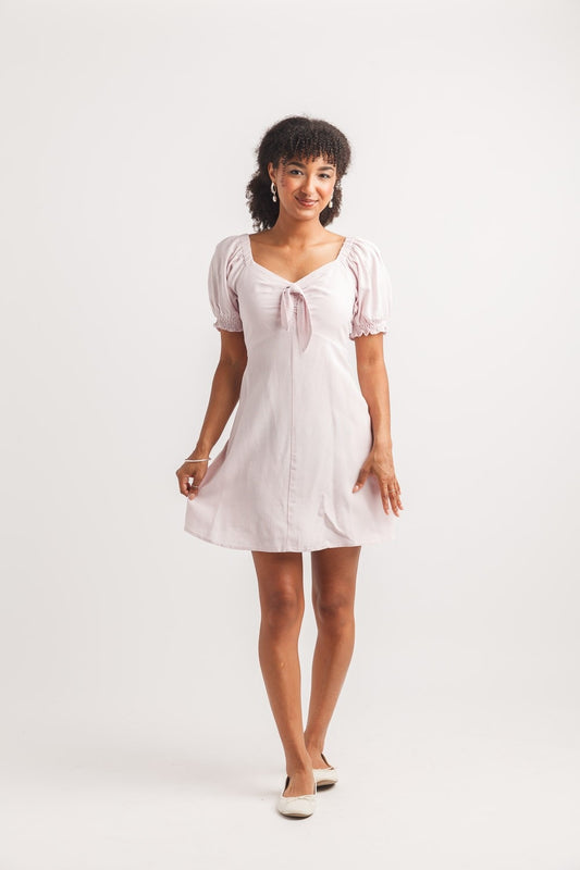 Off The Shoulder V Neck Midi Dress