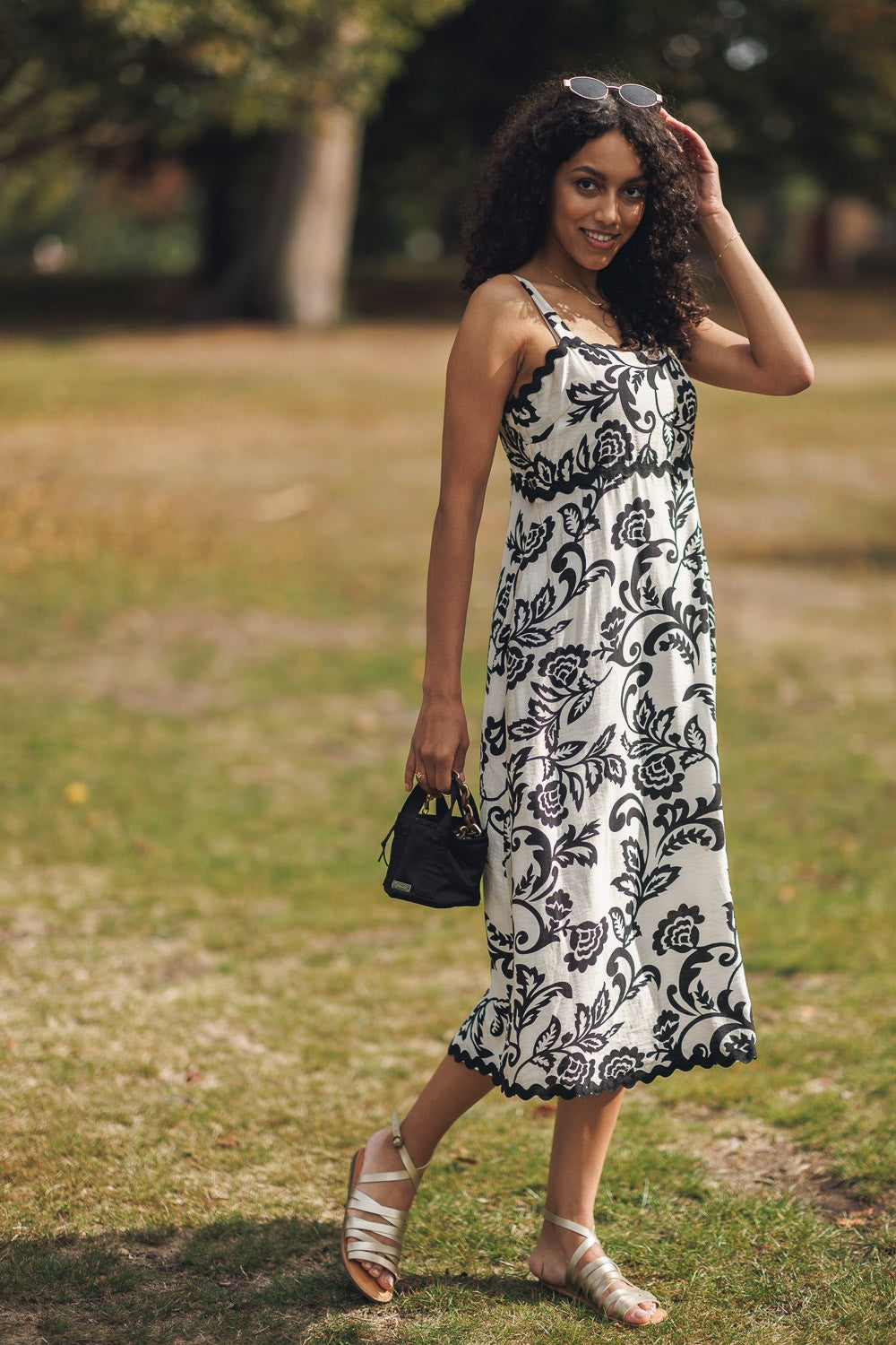 Floral Print Sleeveless Dress