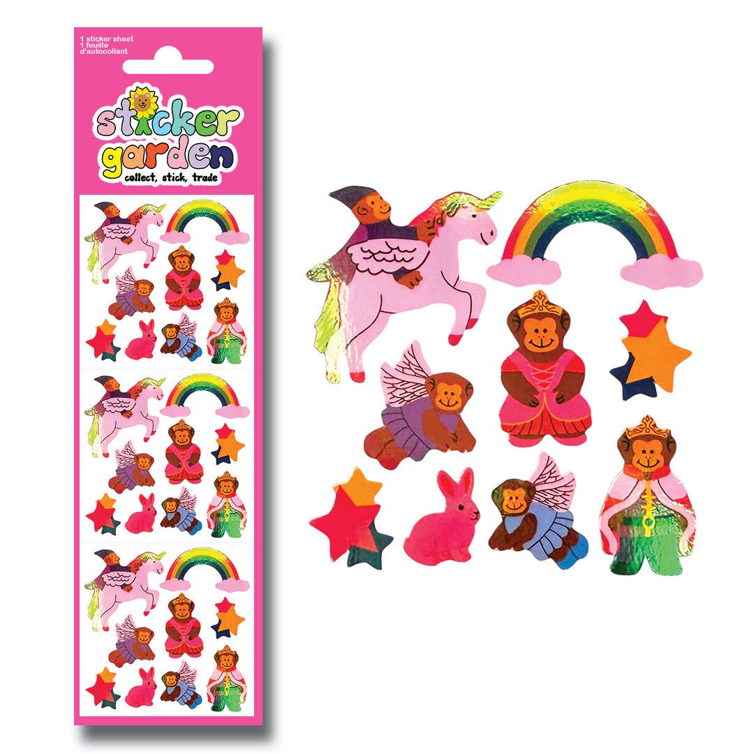 Pearl Monkeytales Stickers Vintage Inspired