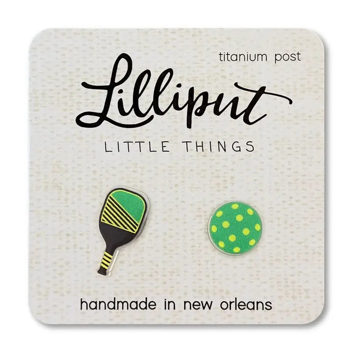 Pickle Ball Earrings