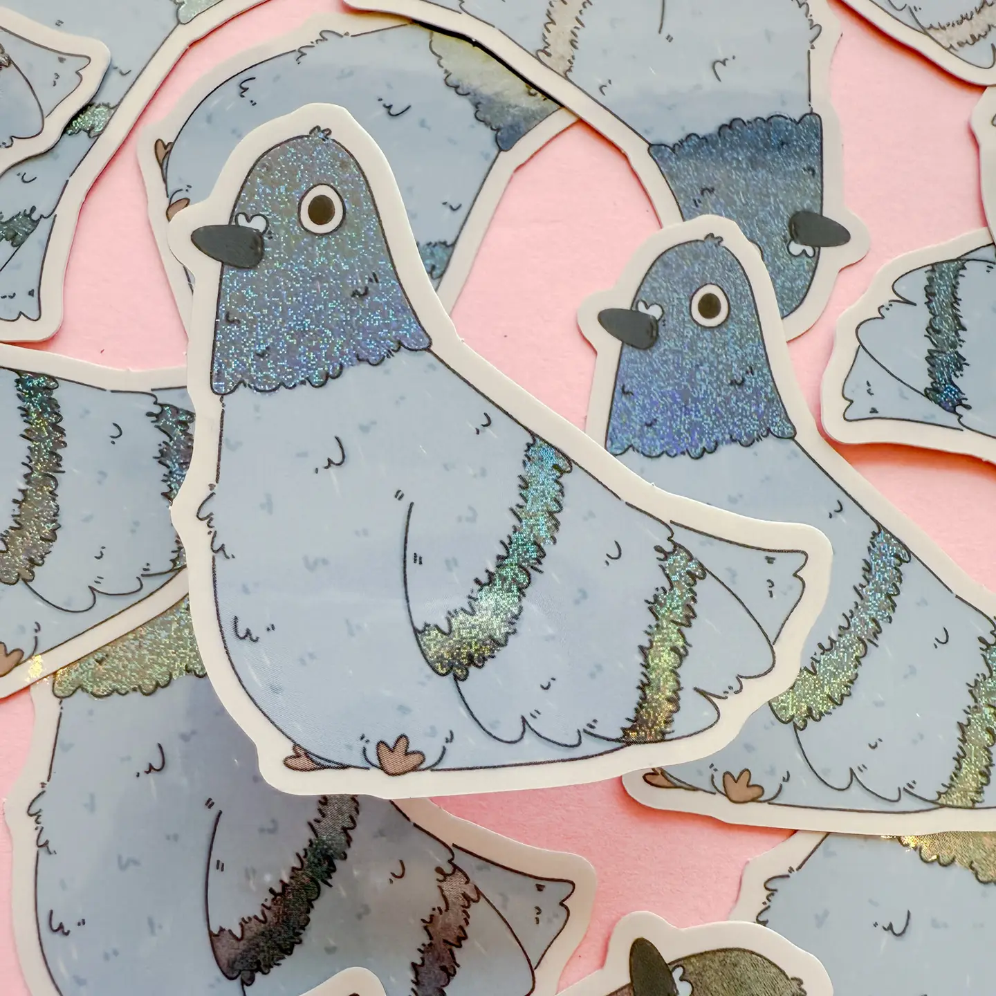 Pigeon Holo Vinyl Sticker