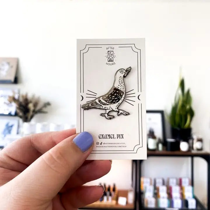 Pigeon Hard Enamel Pin