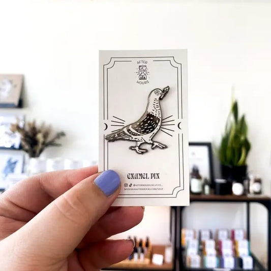 Pigeon Hard Enamel Pin