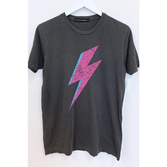Bold Pink And Blue Bolt