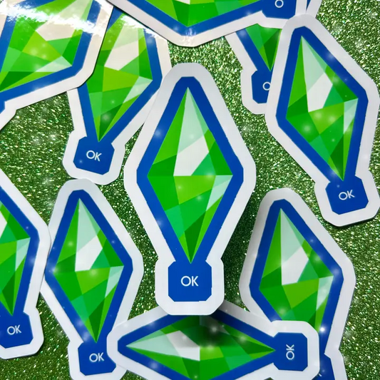 Plumbob Sims Inspired Vinyl Sticker